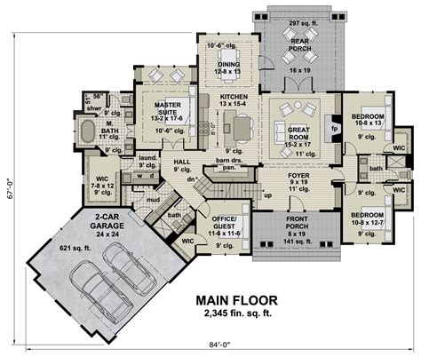 Craftsman Two Story House Plan Plan 9715