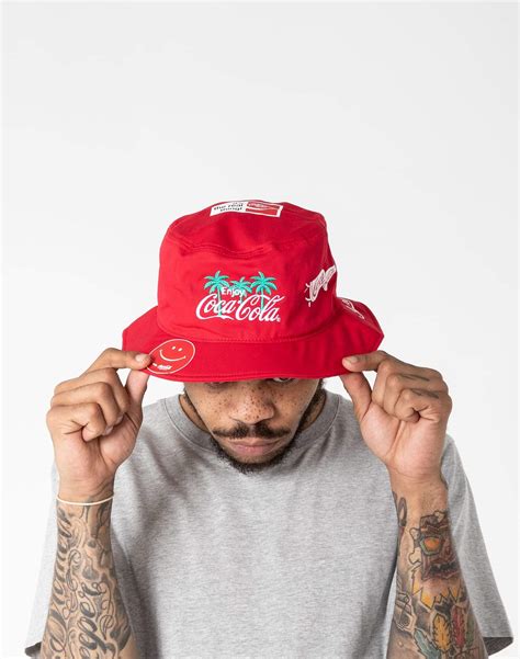 Coca Cola Twill Bucket Hat Dtlr