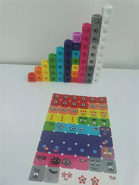 Numberblocks Number Blocks Cbeebies Numbers Special Needs Etsy