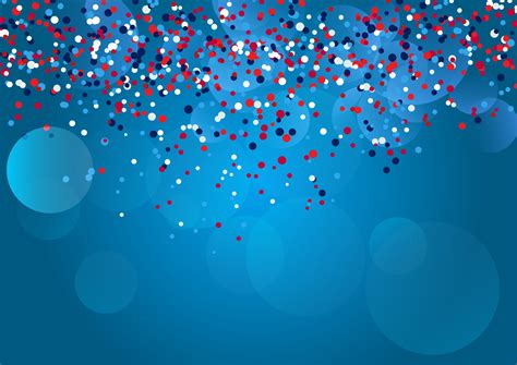 Red Blue And White Confetti 1213782 Vector Art At Vecteezy