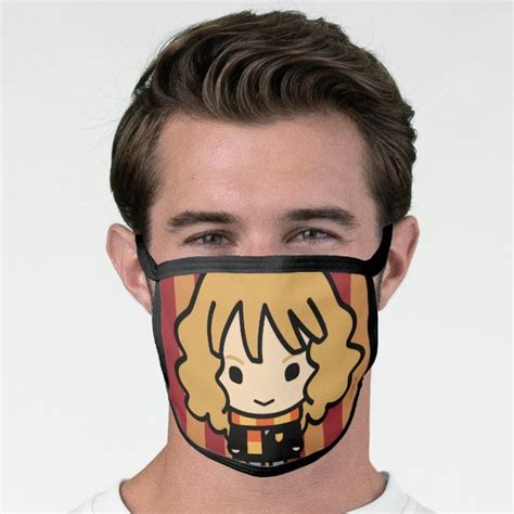 Hermione Granger Cartoon Character Art Face Mask Face