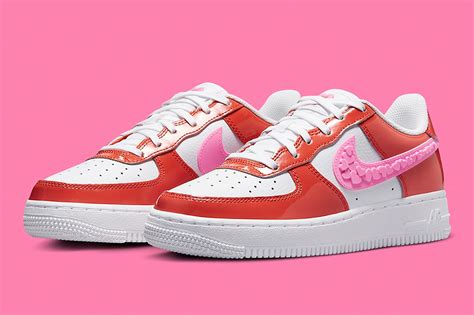 The Nike Valentines Day 2023 Af1 Sneakers Has Pink Hearts