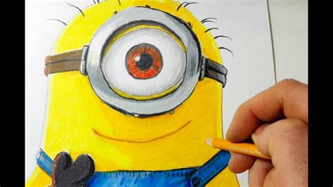 How To Draw A Minion Step By Step From Despicable Me Youtube