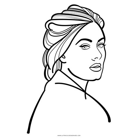 adele coloring page ultra coloring pages
