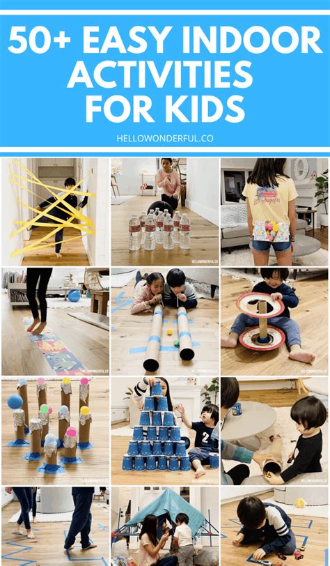 50 Cheap Fun Indoor Activities For Kids Indoor Activities For Kids Riset