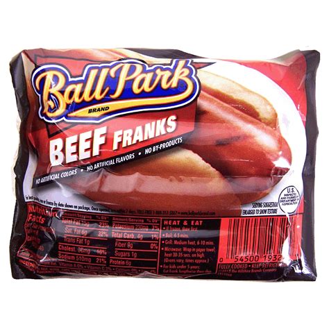 Ball Park Beef Franks 8 Ct 15oz Hot Dog Franks Meat Seafood
