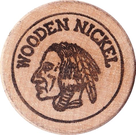 Wooden Nickel Edmonton Coin Club Tokens Numista