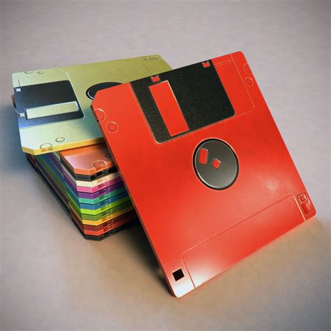 Floppy Disk Free Vr Ar Low Poly 3d Model Cgtrader