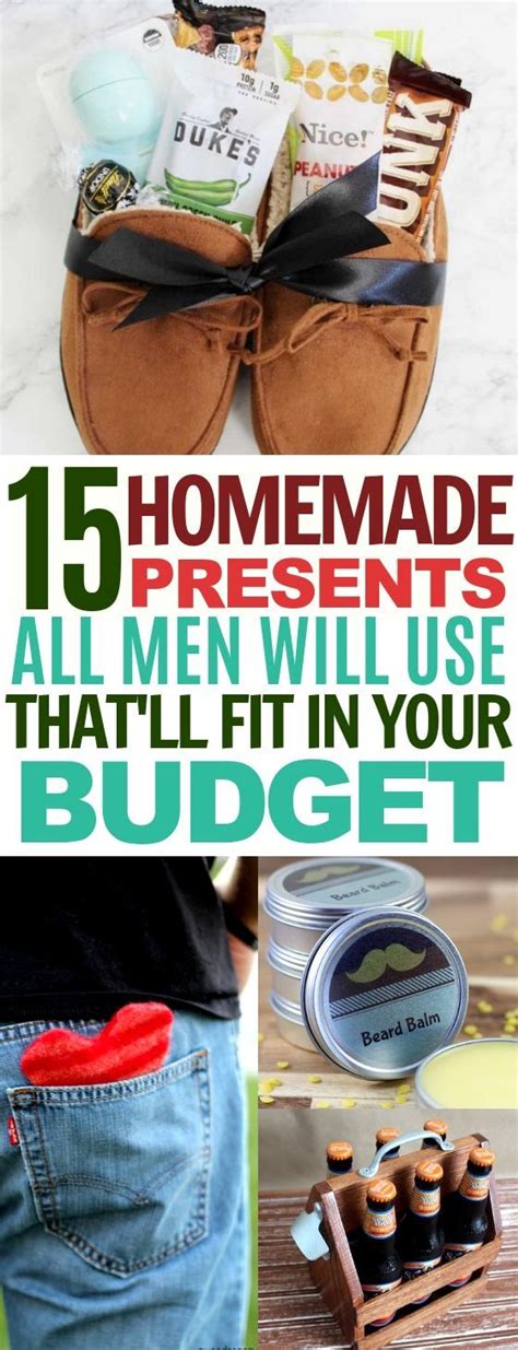 Thanks for the great gift ideas! Easy Gifts for Him: 15 That You Can Make Yourself | Diy ...