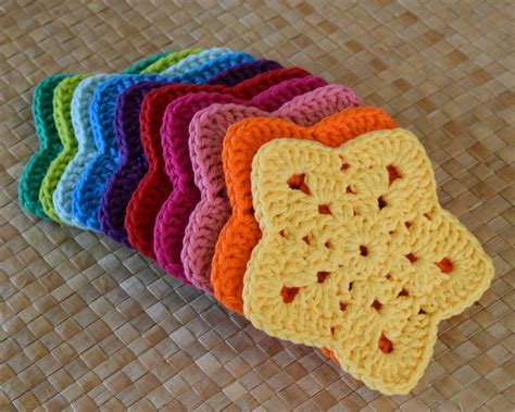 Pdf Granny Super Star Coaster N Motif Crochet Pattern