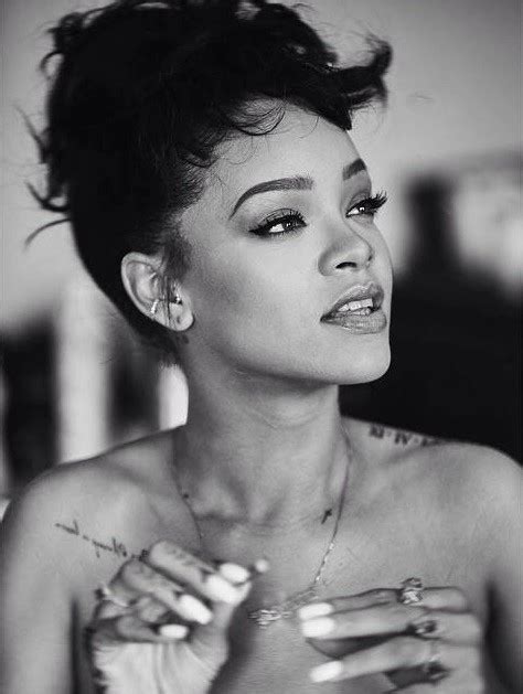 Rihanna Photography Black And White