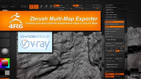 Zbrush Multi Map Exporter Creating Multi Tile Displacement Maps