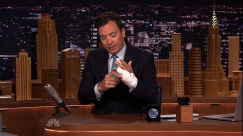 Jimmy Fallon Recounts Emergency Finger Injury