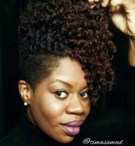 40 Cute Tapered Natural Hairstyles For Afro Hair Tapered