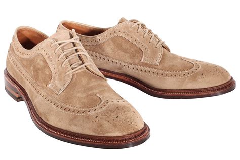 The alden shop showcases the complete collection of these premium alden shoes. Alden for Epaulet | West Egg Sand Suede Longwing in 2020 ...