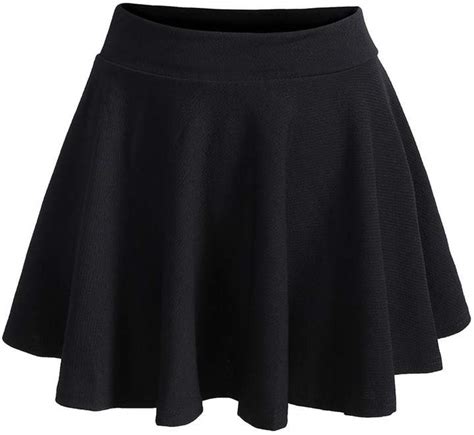 Shein Elastic Waist Pleated Skirt Shopstyle