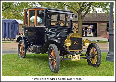 1916 Ford Model T Center Door Sedan Classic Mercedes Ford Classic Cars