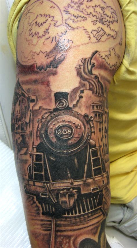 Train Tattoos Designs, Ideas and Meaning | Tattoos For You