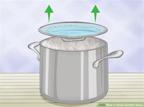 Heat on your stove top for a good 8 minutes or until it starts to steam and boil. 3 Ways to Make Distilled Water - wikiHow