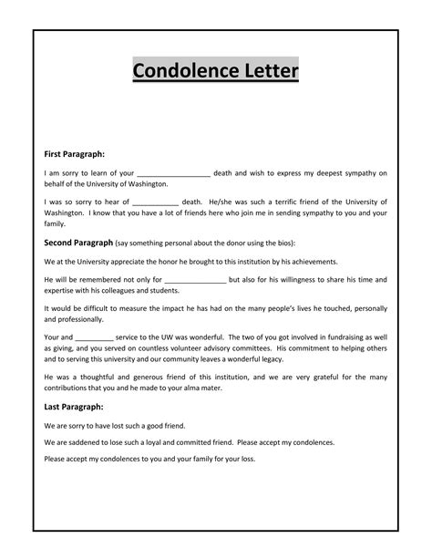 41 Condolence And Sympathy Letter Samples ᐅ Templatelab