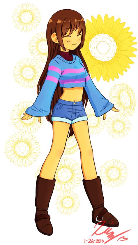 Older Frisk Female Ver By Kama Ta On Deviantart