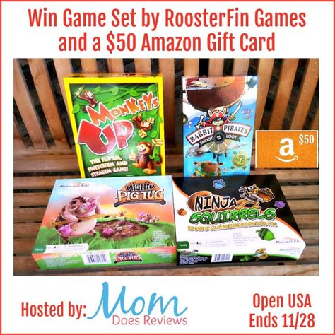 Win Game Set By Roosterfin Games And 50 Amazon T Card Open To Usa Ends 1128
