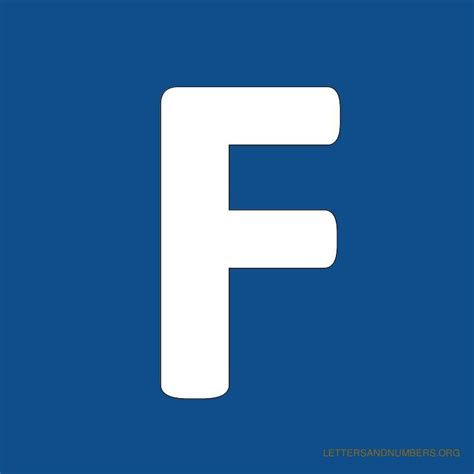 Blue Background Letter F Lettering Alphabet Lettering Types Of