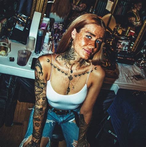 Tattoo Model Polly Ellens London United Kingdom Inkppl