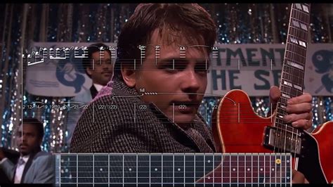 Back To The Future Marty Mcfly Plays Johnny B Goode With Tab And