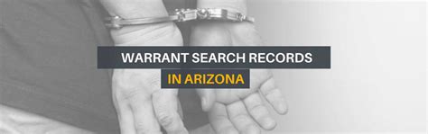 Free Arizona Warrant Search Enter A Name To View Anyone