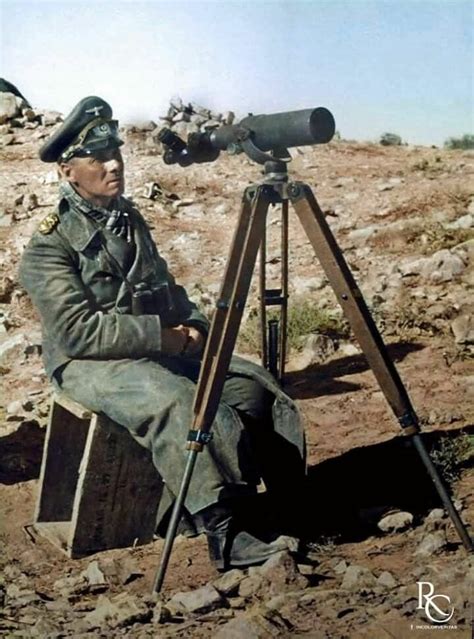 An Exhausted Looking Erwin Rommel In North Africa Circa R Wwiipics