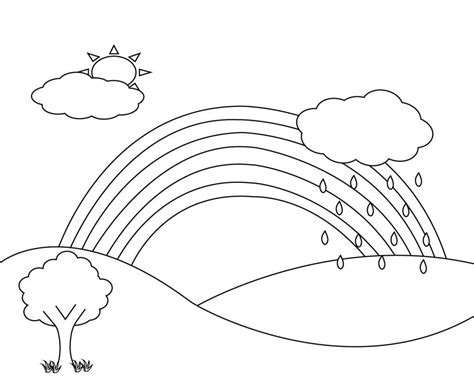 Rain Clouds Coloring Coloring Pages