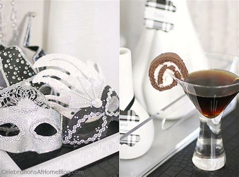 Compile cones, hot fudge, and sprinkles galore for a sweet dessert rip a page from diddy, who hosts a white party every year in the hamptons. Black & White Dinner Party Ideas - Celebrations at Home