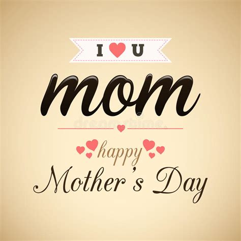 Happy Mother S Day Stock Vector Illustration Of Greetings 40486866