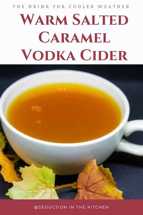 You can find lots of recipes for a milky way martini on the internet, but most forget the caramel or use caramel syrup. Warm Salted Caramel Vodka Cider | Recipe | Caramel vodka ...