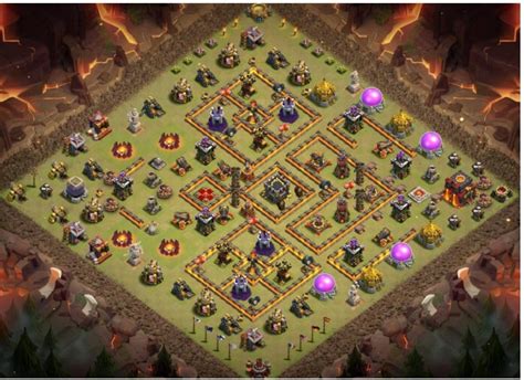 Clash Of Clans Th10 Base - Clash of Clans Bases hybrid for Town hall 10 - ClashTrack.com