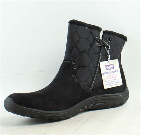 Skechers Womens X Dames Black 2 Ankle Boots Size 85 858418 Ebay