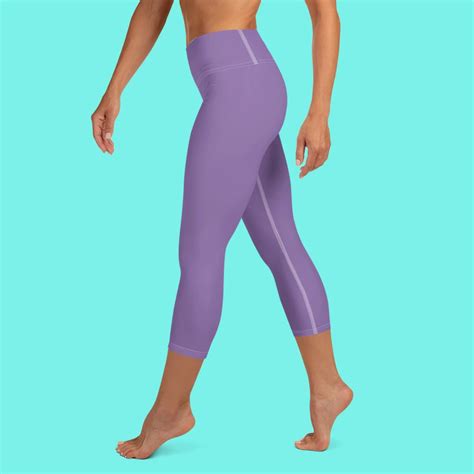Lavender Pastel Purple Tights Purple Solid Color Bridesmaid Print Yoga