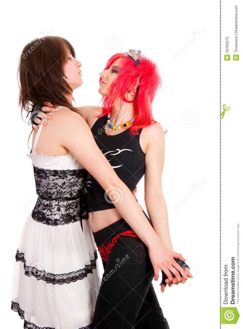 Lesbian Couple Dancing Stock Image Image Of Flirting 10750275