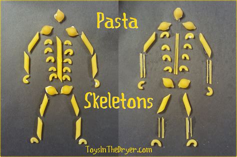 Halloween Pasta Skeleton