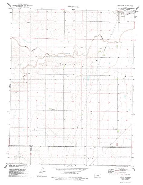 Modoc Se Ks Topographic Map Topoquest