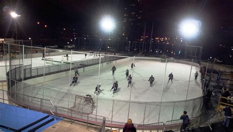 Lasker ice rink is a very large skating rink that is located in northern central park. Beyond the Scoresheet