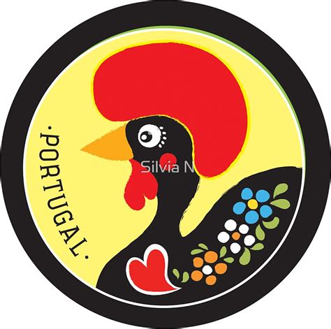 Symbols Of Portugal Rooster 02 Stickers By Silvia Neto Redbubble