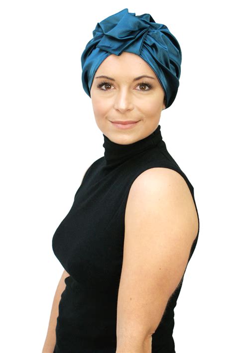 Twisted beading braid chemo cancer turbans cap hair cover wrap turban hats headwear for women. Taylor - Evening Wear Chemo Hat in 2020 | Hair loss women ...