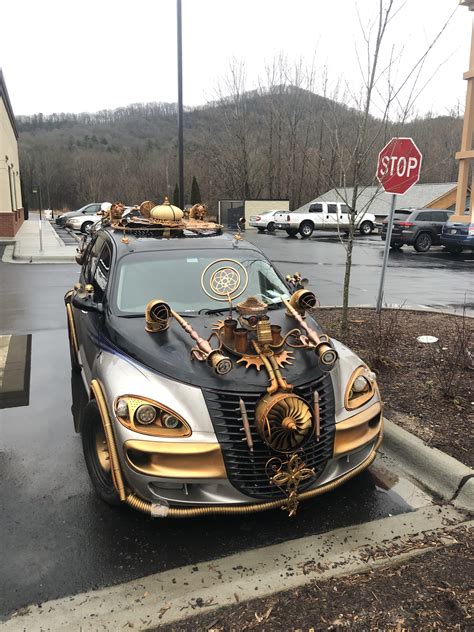 This Steampunk Car I Found At Starbucks Today Atbge