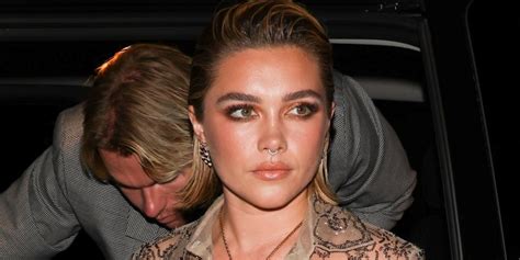 Florence Pugh Just Wore A Completely Sheer Nude Crop Top And Made A