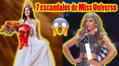 Los 7 Escandalos Que Marcaron La Historia De Miss Universo Scandals Of Miss Universe Youtube