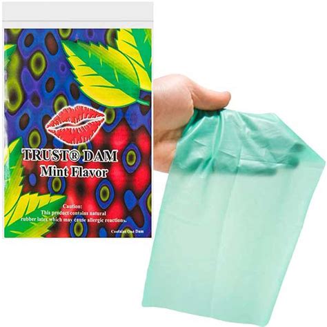 trust dental dam mint flavored oral sex condom sheet 2 for 1 sale 605632860253 ebay