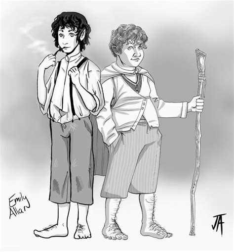 The colorful artwork will appear in frodo's facebook and… Frodo Drawing at GetDrawings | Free download