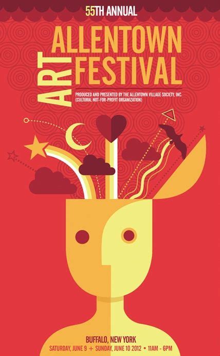 Allentown Art Festival Poster By Jeff Kandefer 2012
